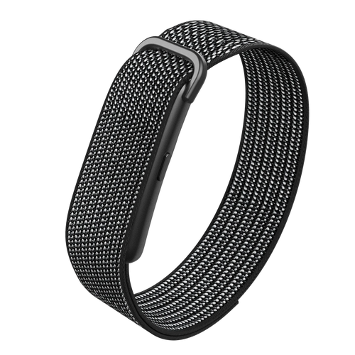 Belfar Air screenless activity band in black woven strap